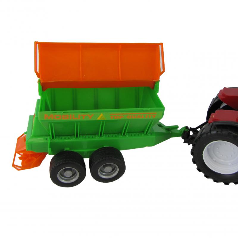 TRAKTOR Z MASZYNĄ ROLNICZĄ